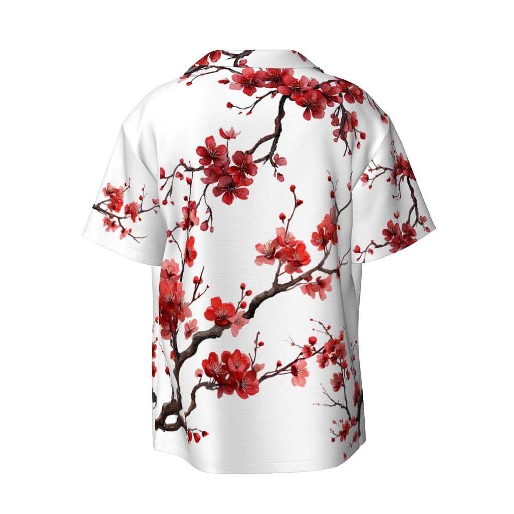 Men's Cuban Collar Short Sleeve Shirt