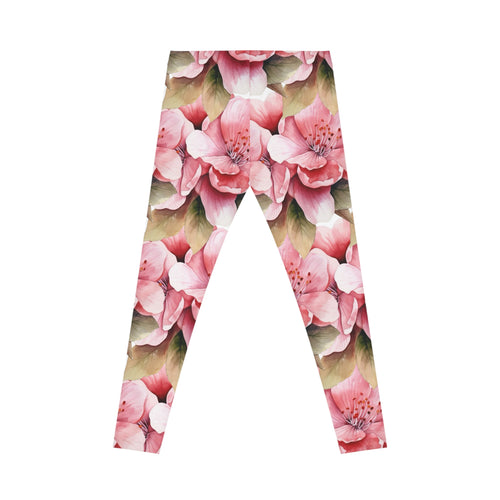 All Over Rose Leggings | Yoga Pants | Women Tights | Colorful Bottoms | Gym | Capri Leggings | Plus Size | Floral Print | Active Wear