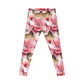 All Over Rose Leggings | Yoga Pants | Women Tights | Colorful Bottoms | Gym | Capri Leggings | Plus Size | Floral Print | Active Wear