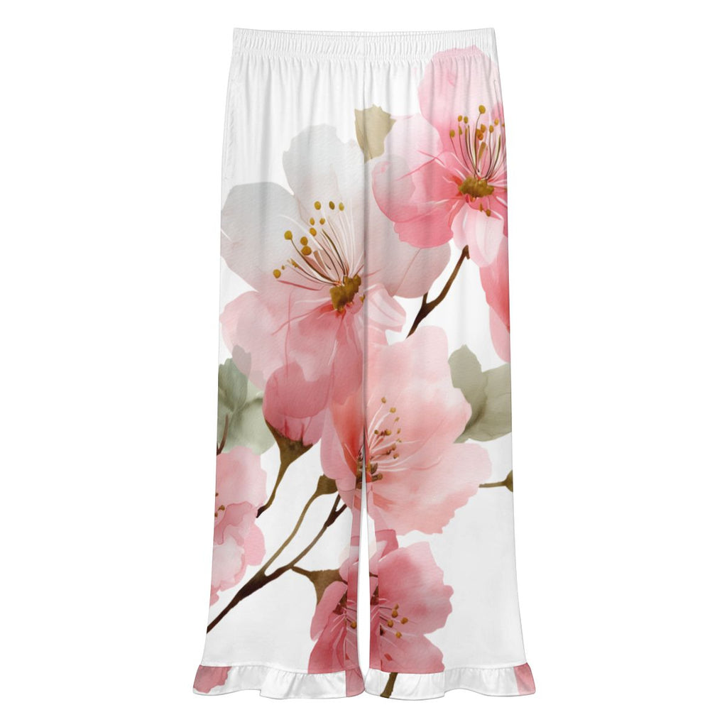 Women's Ruffled Pajama Pants