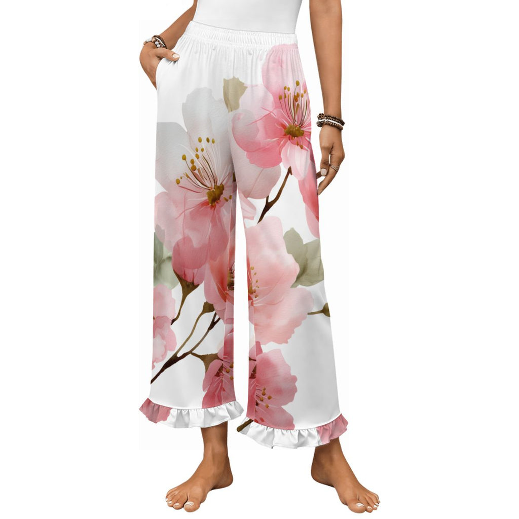Women's Ruffled Pajama Pants
