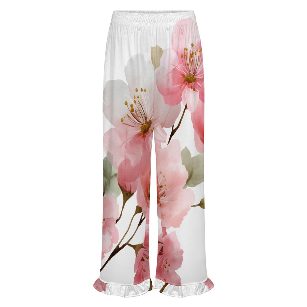 Women's Ruffled Pajama Pants